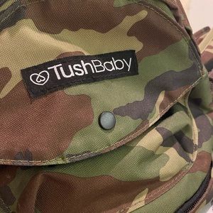 Camouflage Tushbaby hip carrier for baby/toddler